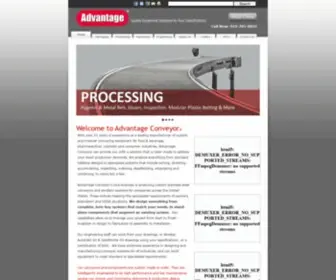 Advantageconveyor.com(Advantage Conveyor) Screenshot