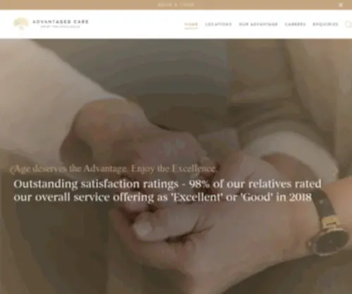 Advantagedcare.com.au(Advantaged Care) Screenshot