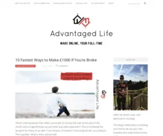 Advantagedlife.co.uk(Make Online) Screenshot