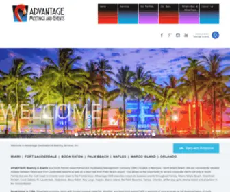 Advantagedms.com(Advantage Destination & Meeting Services) Screenshot