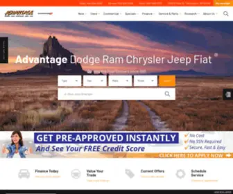 Advantagedodge.com(Advantage Dodge Ram Chrysler Jeep FIAT) Screenshot