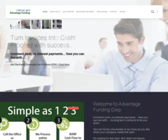 Advantagefunding.com(Advantage Funding Corp) Screenshot