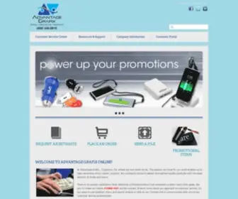 Advantagegrafix.com(Commercial Printer in Cupertino) Screenshot