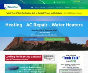 Advantageheatingcs.com(Colorado Springs) Screenshot