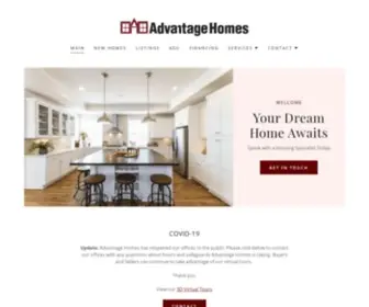 Advantagehomes.com(Advantage Homes) Screenshot
