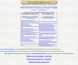 Advantagein.com(Advantage Innovations has Inventions) Screenshot