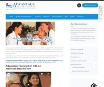 Advantageliving.net(Advantage Living Centers' mission) Screenshot