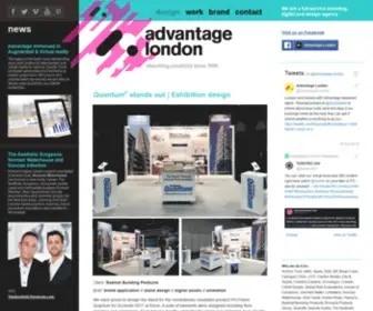 Advantagelondon.com(Design news and updates) Screenshot