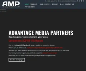 Advantagemediapartners.com(Advantage Media Partners LLC Wordpress Design PPC Digital Marketing) Screenshot