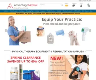 Advantagemedical.com(Physical Therapy Equipment & Supplies) Screenshot