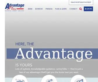 Advantagepluscreditunion.com(Pocatello, ID) Screenshot