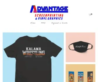 Advantageprinting.com(Advantage Screen Printing) Screenshot