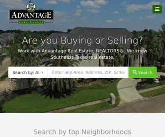 Advantagerealestatetx.com(Southeast Texas Real Estate) Screenshot