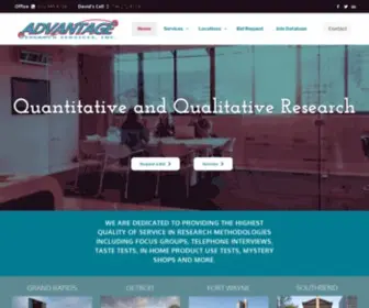 Advantageresearch.net(Advantage Research Services) Screenshot