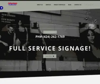 Advantagesignservice.com(Advantage Sign Service) Screenshot