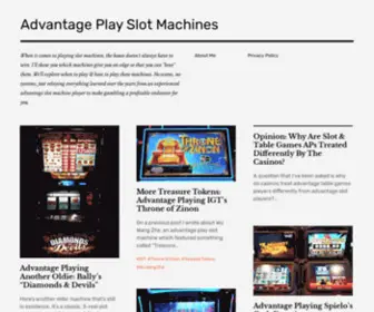 Advantageslots.com(Advantage play slot machines) Screenshot