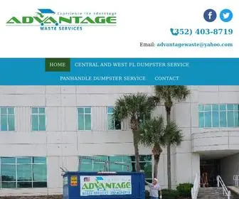 Advantagewastedumpsters.com(Dumpster Rentals) Screenshot