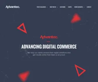 Advantec-Internet.co.uk(Advancing Digital Commerce) Screenshot