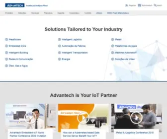 Advantech.com.br(Computadores industriais) Screenshot