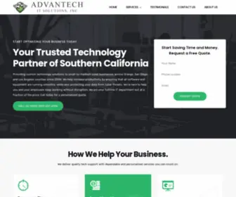 Advantechits.com(Advantech IT Solutions) Screenshot