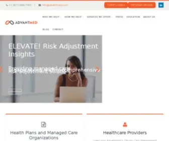 Advantmed.com(A Healthcare Software & Technology Company) Screenshot