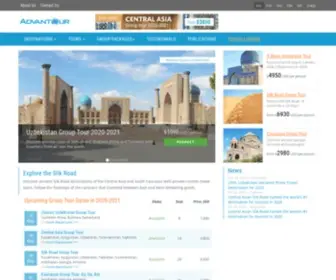 Advantour.com(Private Tours and Travel Services on the Silk Road) Screenshot