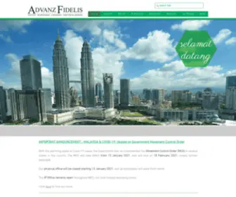 Advanz.com.my(Advanz Fidelis IP Sdn Bhd) Screenshot