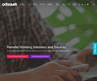 Advatek.co.uk(IT Solutions for the North West) Screenshot