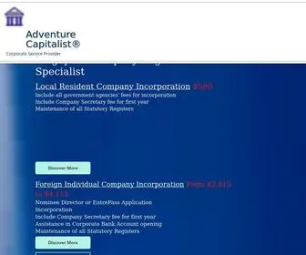 AdvCapitalist.com(Incorporate Company Singapore) Screenshot