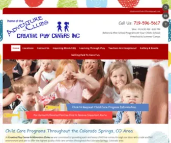 AdvClubchildcare.com(Child Care) Screenshot