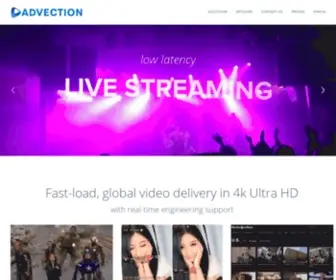 Advection.net(Video Production and Streaming Services) Screenshot