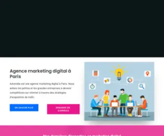 Advendia.fr(Agence marketing digital à Paris) Screenshot