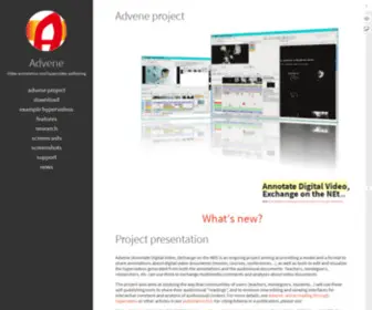Advene.org(Advene project) Screenshot