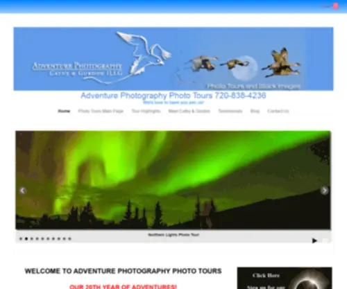 Advenphoto.com(Adventure Photography Photo Tours) Screenshot