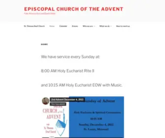 Advent-Episcopal.org(Episcopal Church of the Advent) Screenshot