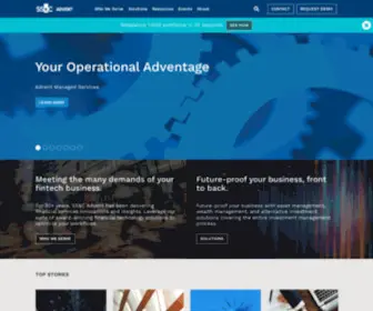 Advent.com(Portfolio Management and Accounting Solutions) Screenshot