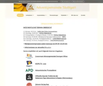 Adventgemeinde-Stuttgart.de(Willkommen auf der Homepage der Adventgemeinde Stuttgart) Screenshot