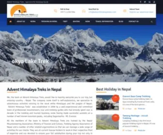 Adventhimalayatreks.com(Trekking in Nepal) Screenshot