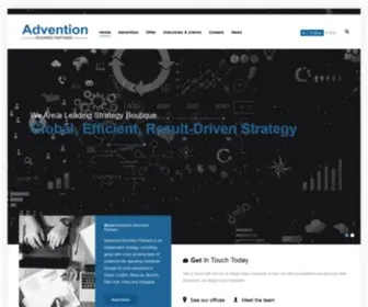 Adventionbp.com(Advention Business Partners) Screenshot