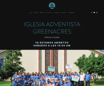 Adventistagreenacres.org(Iglesia Adventista del 7mo Dia Greenacres) Screenshot