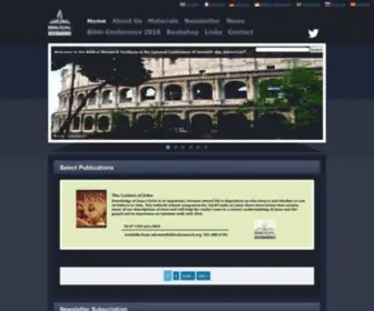 Adventistbiblicalresearch.org(Biblical Research Institute) Screenshot