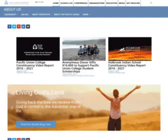Adventistfaith.org(Pacific Union Conference) Screenshot