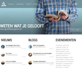 Adventist.nl(Kerkgenootschap der Zevende) Screenshot