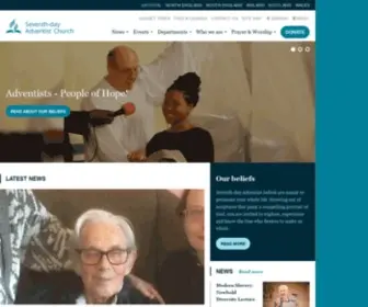 Adventist.uk(Adventist Church in UK and Ireland) Screenshot