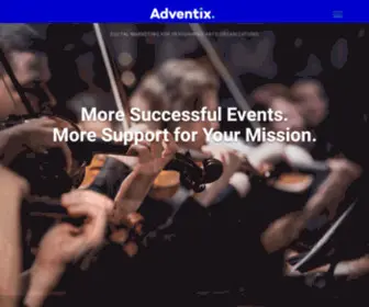 Adventix.co(Event Marketing) Screenshot