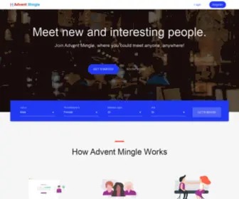 Adventmingle.com(Quickdate) Screenshot