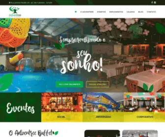 Adventree.com.br(Adventree Buffet & Eventos) Screenshot