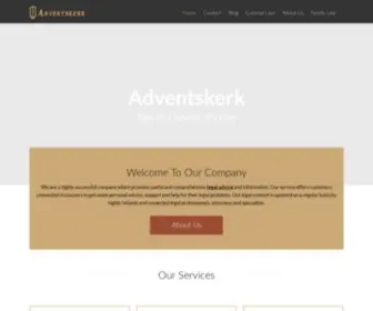 Adventskerk.org(Law Firm Advents & Kerk) Screenshot