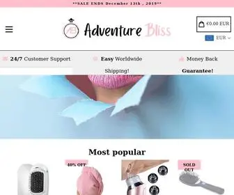 Adventure-Bliss.com(Adventure Bliss Online Store) Screenshot