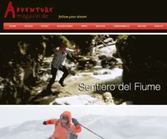 Adventure-Magazin.de(Abenteuer, Reisen und Outdoor-Sport) Screenshot